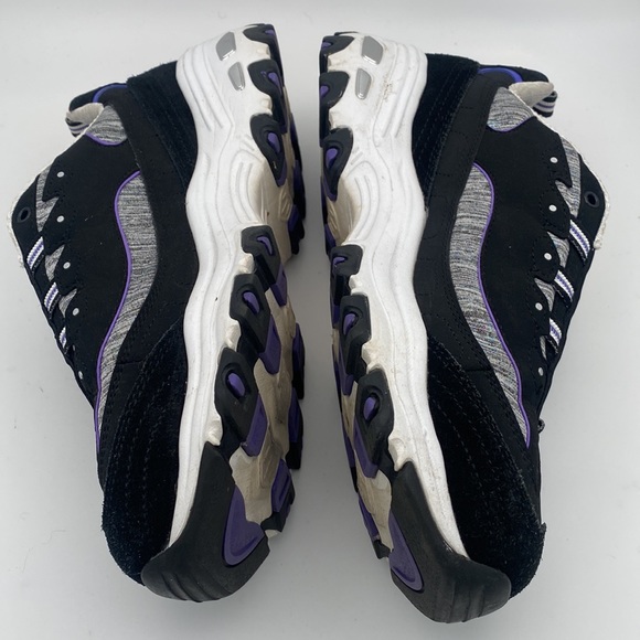 Skechers Women’s D’lites Black/Pink/Purple Sneakers Size 9.5 - Picture 6 of 8